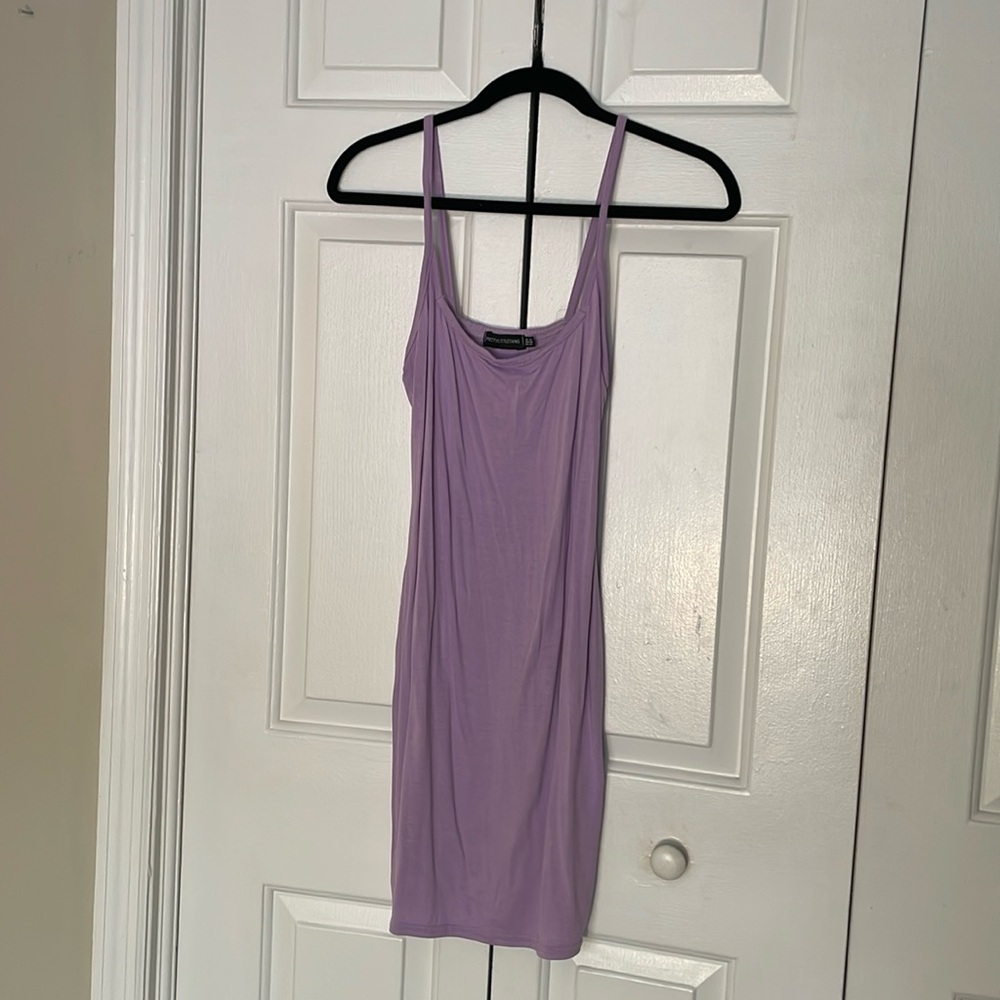 PrettyLittleThing Light Purple Slip Dress